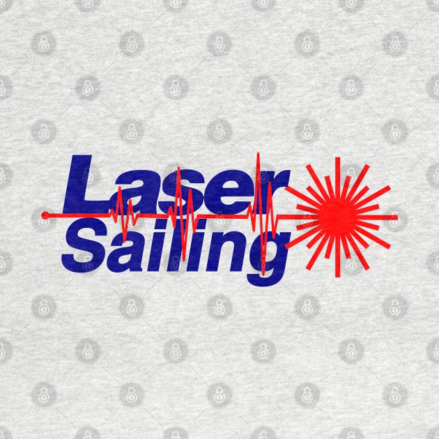 Laser sailing class logo heartbeat by Regatta Merch